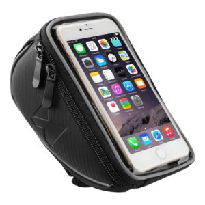 Βάση - Θήκη Στήριξης Ποδηλάτου Wozinsky Bicycle Front Frame Handlebar Bag Touch Screen Phone Holder 6,5 inch 0,9L black (WBB4BK)