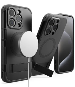 Θήκη Σιλικόνης Ringke Alles Heavy-duty rugged protection Case for iPhone 15 Pro Max black (AL779E55)