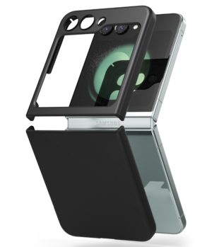 Θήκη Σιλικόνης Ringke Slim Cover PC Case for Samsung Galaxy Z Flip 5 Black (S717E55)