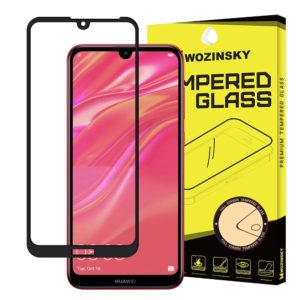 OEM Screen Protector - Wozinsky Tempered Glass Full Coverage Full Glue Case Friendly for Huawei Y6 2019 / Y6 Pro 2019 black