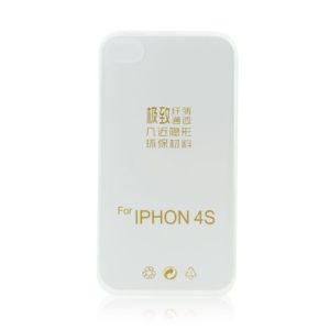 Θήκη Σιλικόνης TPU Ultra Slim 0,5mm για iPhone 4/4S Transparent
