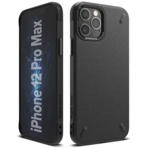 Θήκη Σιλικόνης Ringke Onyx Durable TPU Case Cover For iPhone 12 Pro Max black (OXAP0023)