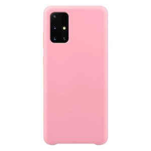 Θήκη Σιλικόνης Silicone Case Soft Flexible Rubber Cover Samsung Galaxy A71 pink