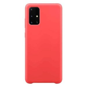 Θήκη Σιλικόνης Silicone Case Soft Flexible Rubber Cover Samsung Galaxy A51 Red