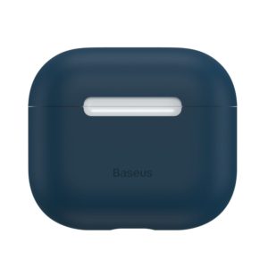Θήκη Baseus super thin silicone case for Apple AirPods 3 blue (WIAPPOD-CBZ03)