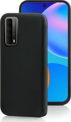 Huawei P Smart (2021) - Ενισχυμένη silicon rubber θήκη πλάτης (silky & soft touch finish cover), Black