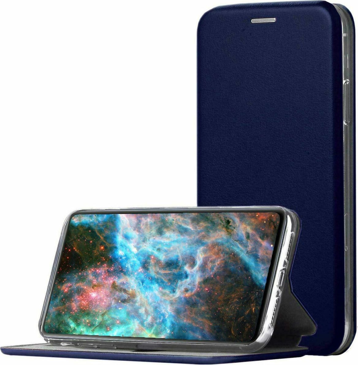 Huawei P Smart (2021) - Θήκη για κινητό magnetic book, Dark Blue