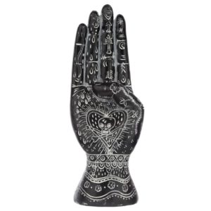 Χειρομαντείας χέρι διακοσμημένο με σύμβολα (26εκ,resin)