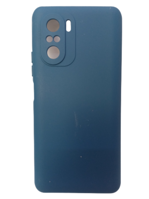 Xiaomi Poco F3 - Mi K40 - Ενισχυμένη silicon rubber θήκη πλάτης (silky & soft touch finish cover) Dark blue/green