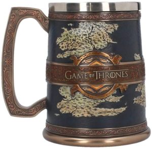 The Seven Kingdoms Tankard - Officially Licensed Game Of Thrones Tankard - Κούπα (Heigh 14cm,Resin w/stainless steel insert)