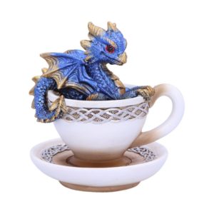 Blue Dracuccino Dragon Teacup Figurine by Nemesisnow collection (11,3cm,resin)
