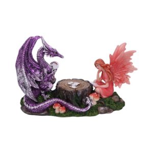 Dragon s Hand Dragon and Fairy Playing Card Figurine by Nemesisnow collection(21cm,resin)