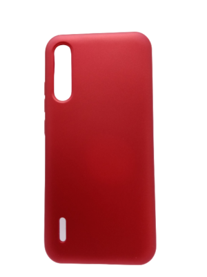 Xiaomi Mi A3 - Ενισχυμένη silicon rubber θήκη πλάτης (silky & soft touch finish cover) Metallic Red