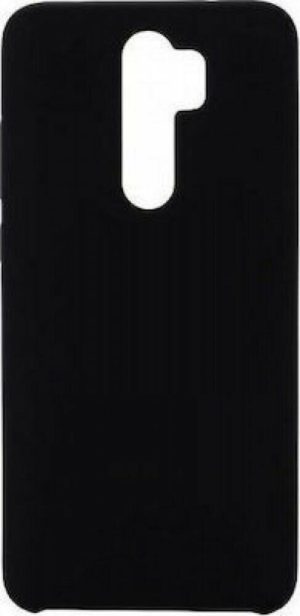 Xiaomi Redmi 9 - Ενισχυμένη silicon rubber θήκη πλάτης (silky & soft touch finish cover) Black
