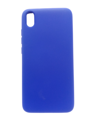 Xiaomi Redmi 7A-Ενισχυμένη silicon rubber θήκη πλάτης (silky & soft touch finish cover) Blue