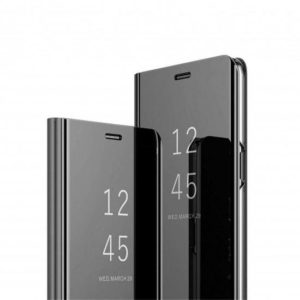 Samsung Galaxy J4 (2018) - Θήκη Clear View Standing Cover, mirror Black