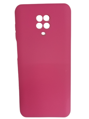 Xiaomi Redmi Note 9S/9Pro/9Pro Max - Ενισχυμένη silicon rubber θήκη πλάτης (silky & soft touch finish cover), Dark Pink/Ροδί