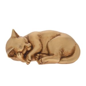 Γάτα Πολυρητίνης Χρυσή Ξαπλωμένη 26x18x11εκ. Iliadis 85759