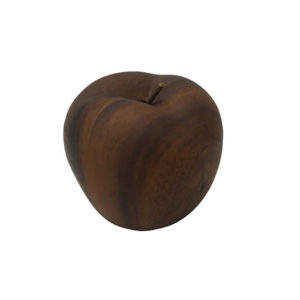 Μήλο Διακοσμητικό Κεραμικό LT2716S/Black-Walnut - 7,6x6,5cm Orianna Ferelli