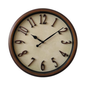 Ρολόι Τοίχου Πλαστικό Oriana Ferelli Φ46cm 1803A-1