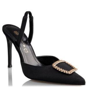 Envie Shoes Γυναικεία Παπούτσια Γόβες E02-16063-34 Mαύρο Σατέν envie shoes e02-16063 mauro