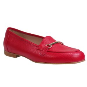 Smart Cronos Γυναικεία Παπούτσια Μοκασίνια 7018-1820 Κόκκινο Δέρμα smart cronos 7018-1820 kokkino
