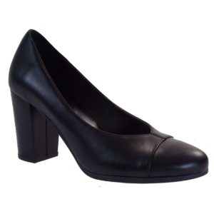 Katia Shoes (Anneto) Γυναικεία Παπούτσια Γόβες K39-1690 Mαύρο Δέρμα katia shoes k39-1690 mauro derma
