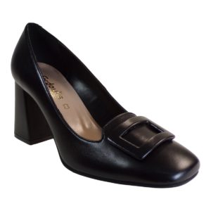 Fardoulis Shoes Γυναικεία Παπούτσια Γόβες 745-03 Μαύρο Δέρμα 745-03