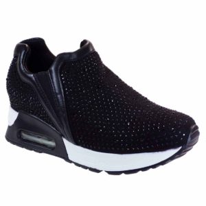 Bagiota Shoes Γυναικεία Παπούτσια Sneakers Αθλητικά BB130 Μαύρο bb130 mauro