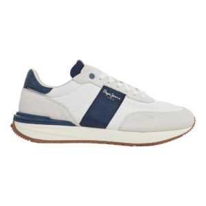 Pepe jeans BUSTER TAPE Sneakers Ανδρικά Παπούτσια PMS60006-800 Λευκό pms60006-800