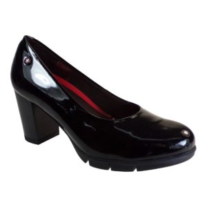 PEPE MENARGUES SHOES Γυναικεία Παπούτσια CHAROL 20540 Μαύρο Λουστρίνι Δέρμα 20540
