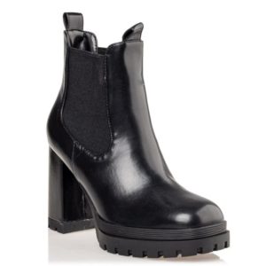 Envie Shoes Γυναικεία Μποτάκια BLOCK HEEL BOOTIES V45-16169-34 Μαύρο 105505
