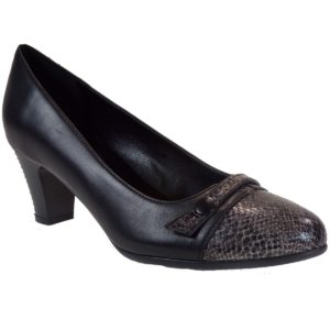 Katia Shoes (Anneto) Γυναικεία Παπούτσια Γόβες Κ53-5096 Μαύρο Φίδι 72702