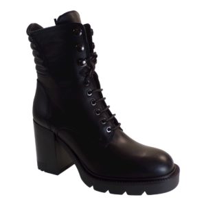 Fardoulis Shoes Γυναικεία Παπούτσια Μποτάκια 755-03 Μαύρο Δέρμα 106617