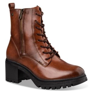 Envie Shoes Γυναικεία Μποτάκια COMBAT BOOTS V63-18152-26 Κάμελ 116508
