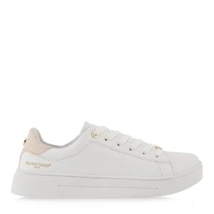 Renato Garini Γυναικεία Παπούτσια Sneakers 203-57Q Λευκό Φίδί Ρόζ Κροκό Q157Q2031X33 107552