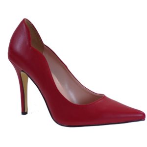 Alessandra Paggioti Γυναικεία Παπούτσια Γόβες 89122 Κόκκινο Ματ 70866