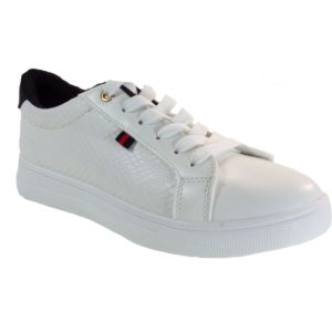Bagiota Shoes Γυναικεία Παπούτσια Sneakers Αθλητικά BY-0352 Λευκό-Μαύρο 84935