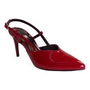 Dominique Shoes Γυναικεία Παπούτσια Γόβες 81355 Κόκκινο Λουστρίνι 120448
