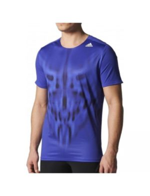 Adidas AdiZero ClimaCool Short Sleeve Mens Running Top - Purple