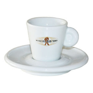 Φλιτζάνι Espresso Miscela D oro με πιατάκι 80ml - 1 τεμάχιο