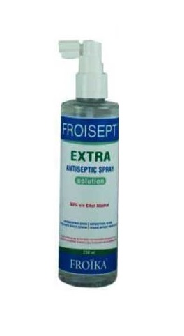 Froisept αντισηπτικό spray με 80% αιθυλική αλκοόλη - 250 ml
