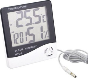 4 σε 1 θερμόμετρο, υγρόμετρο, ρολόι, ξυπνητήρι