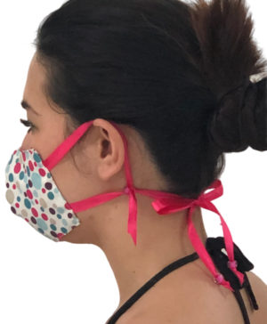 Μάσκα Προστασίας με δέσιμο στο πάνω μέρος του αυτιού και στο λαιμό