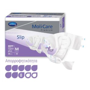 Molicare Premium Slip Super Plus Πάνες νύχτας με 8 σταγόνες - Medium