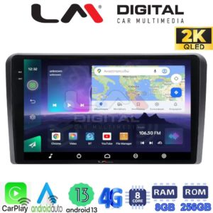 LM Digital - LM ZQ8050 GPS Οθόνη OEM Multimedia Αυτοκινήτου για AUDI A4 (8E) 2001>2008 (CarPlay/AndroidAuto/BT/GPS/WIFI/GPRS)