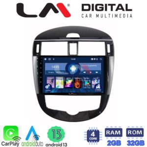 LM Digital - LM ZN4648 GPS Οθόνη OEM Multimedia Αυτοκινήτου για Nissan Pulsar 2015> Μόνο αν το αυτοκίνητο έχει Clima (CarPlay/AndroidAuto/BT/GPS/WIFI/GPRS)