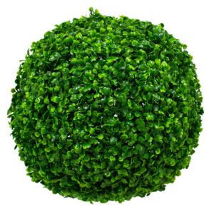 GloboStar® 78504 Artificial - Συνθετικό Τεχνητό Διακοσμητικό Φυτό Θάμνος Πυξάρι Πράσινο Φ32cm