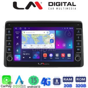 LM Digital - LM ZG8434 GPS Οθόνη OEM Multimedia Αυτοκινήτου για DACIA DUSTER 2019> (CarPlay/AndroidAuto/BT/GPS/WIFI/GPRS)