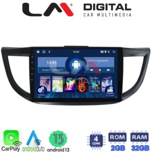 LM Digital - LM ZN4378 GPS Οθόνη OEM Multimedia Αυτοκινήτου για HONDA CRV 2013>2017 (CarPlay/AndroidAuto/BT/GPS/WIFI/GPRS)